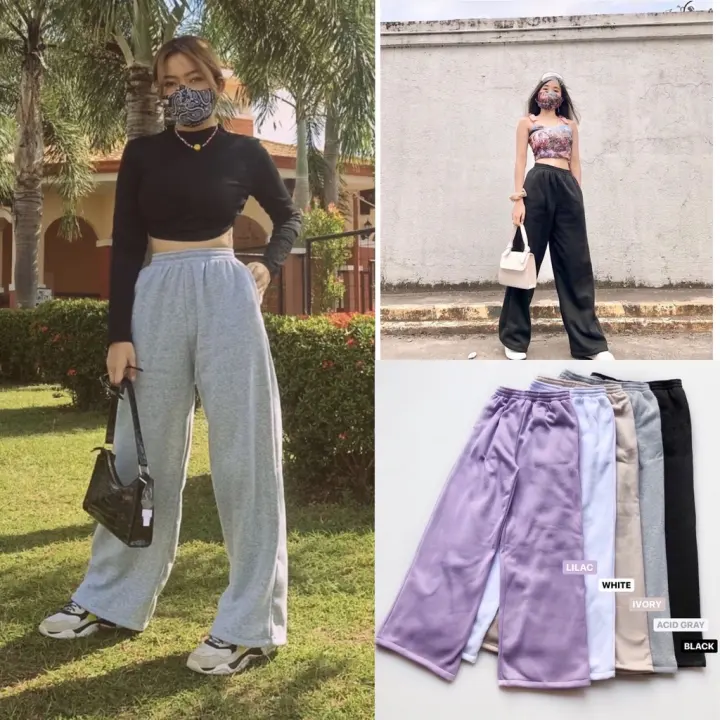 HoneyFashion-- Terry Baggy Pants Sweatpants MO