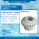 SWIMMING POOL FITTINGS, PENTAIR WALL FITTINGS, Inlet 1" DIR FTG WHT Directional Eyeball Return Fitting, White, Part No. 541203. 