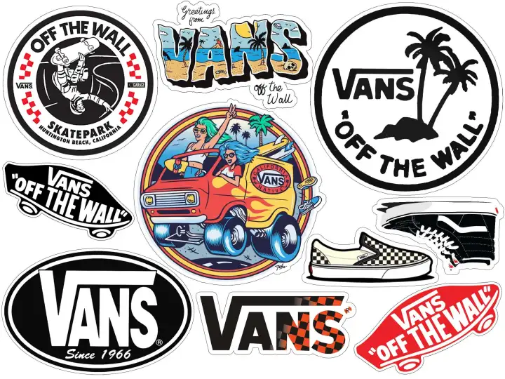 Off The Wall Skateboard Vinyl Sticker Pack (Manly Nest Vintage Stickers Phones, Laptops, Motorcycles and more) | Lazada PH