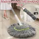 Wash-Free Rotating Mop Multifunctional Self-wringing Mop Microfiber Twist Mop With Wringer Heavy Duty Mops. 