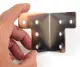 Flight Case Large Corner Brace Protector F0235 58*60mm, Chrome, Set of 4. 