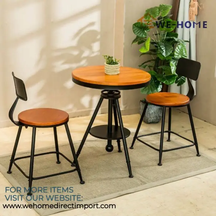 Metal And Wood Coffee Table Set - Gigante 3 Piece Metal Wood Nesting Coffee Table Set / Decorative metal tension bar and nailhead accents.