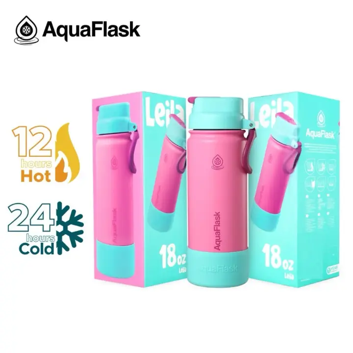 Aquaflask 18oz Kids Collection Limited Edition with Silicon Boot Aqua Flask
