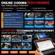 LAUNCH X431 PRO V5.0 Car Diagnostic 8"inch Auto OBD2 Scanner CAN FD/ DOIP SGW All System 37+ Reset ECU Coding Active Test X431 V. 
