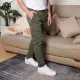 INSPI Trouser Pants for Men with Pockets and Drawstring High Waist Stretchable Trousers Pant for Women Pantalon. 