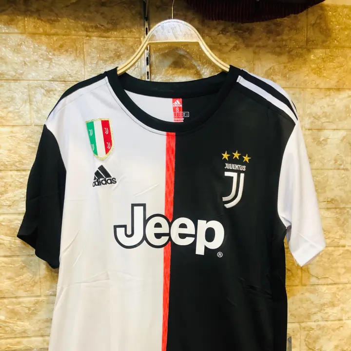 Jeep jersey black and white Clearance