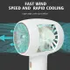 Panasony Portable Mini Handheld Fan Desktop Fan Charging Base 3 Gear Adjustment Handy Fan. 