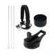 🎉✨Aquaflask Tumbler Hydro Flask tumbler Accessories Set  Aquaflask Caps Aquaflask Water Boots and Paracord Handle Set with 2 Straws&Brush Set for 12oz to 24oz，32oz&40oz Wide Mouth Bottles. 