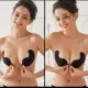 Women's Invisible Silicone Nipple Tape Reusable And Water Proof Adhesive Strapless Push Up Bra. 