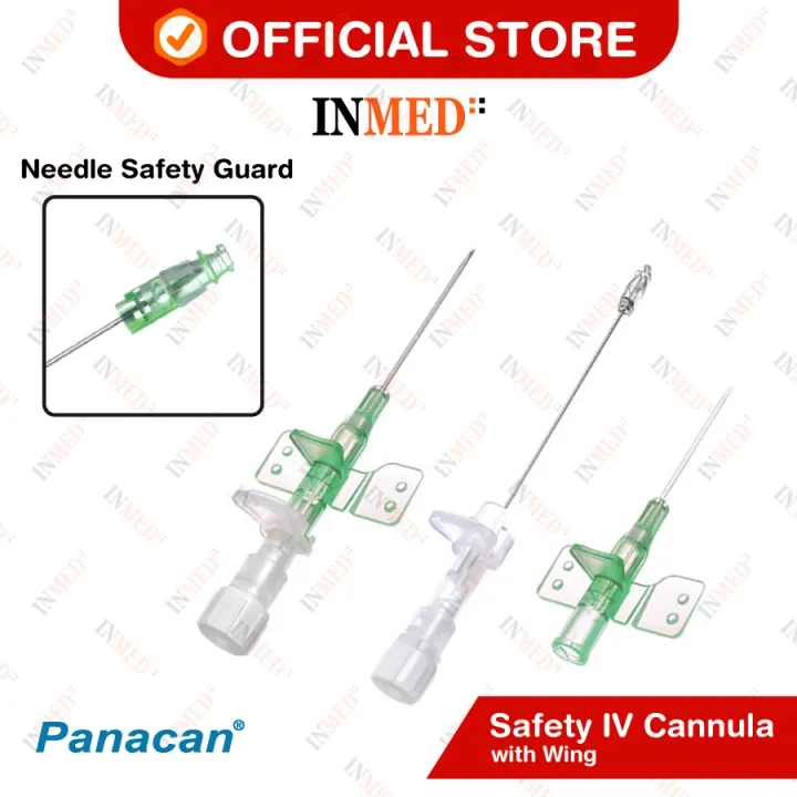 Panacan Safety IV Cannula with Wing [50's per box]
