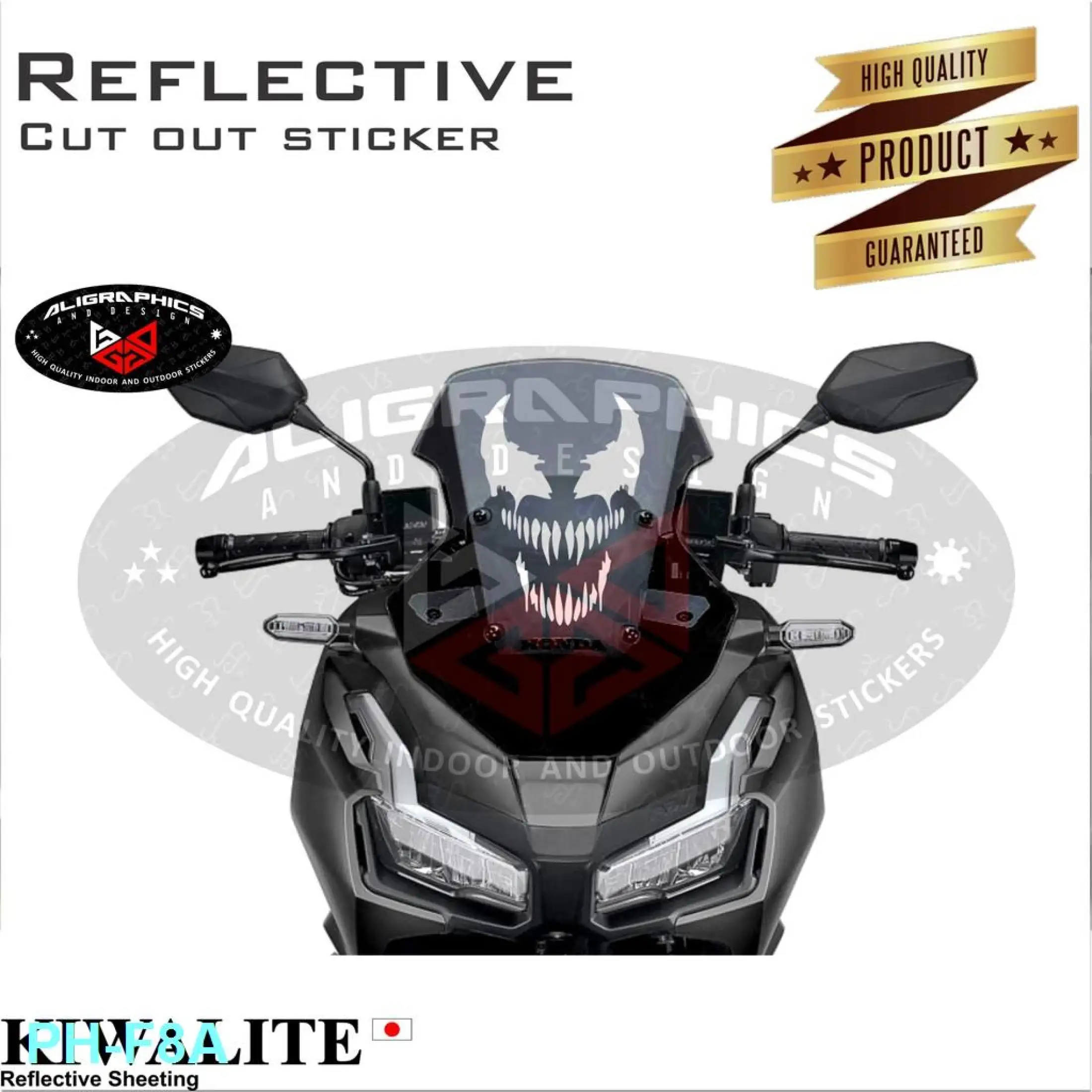 Cash On Delivery Honda Adv 150 Visor Reflective Sticker Lazada Ph