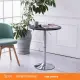High cocktail table bar round coffee table minimalist modern outdoor high adjustable tulip black Bar circle table nordic. 