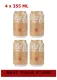 Coca Cola Vanilla Flavor 355 ML - Pack of 4 | Coke Vanilla Packaging may vary. 