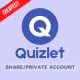 QUIZLET PLUS PREMIUM PERSONAL PRIVATE ACCOUNT. 