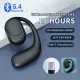 KIMP KY2 earbuds LED Digital Display Single Ear Earphones Open Ear Wireless Bluetooth Earbuds Sports Headset TWS Long Use Wearable Ear Clip Headphones with Microphone. 