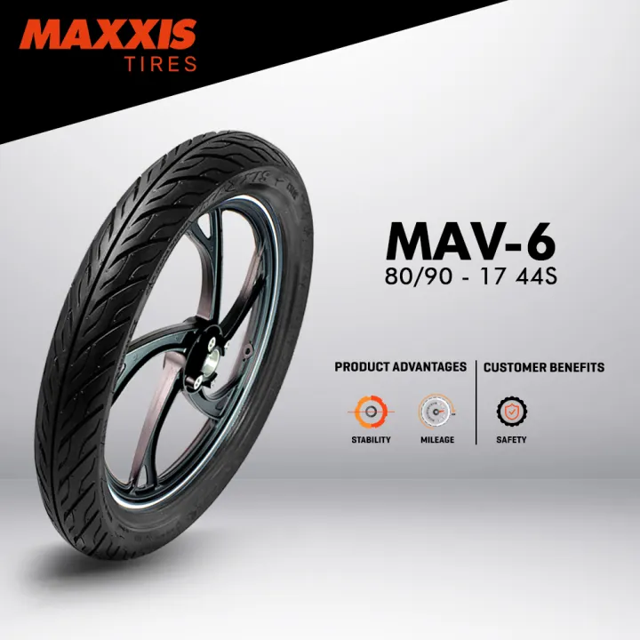 Maxxis Mct 80 90 17 Mav6 44s Tubetype Lazada Ph
