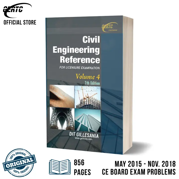 Civil Engineering Reference 4 7th Edition Ce Ref 4 Official Civil Engineering Review Book By Dit Gillesania Gertc Official Store Lazada Ph
