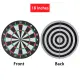 ET Sports dart board set original 18 Inch Double-Sided Flocking dart board with 6Pcs Darts For Bar Office Home Club. 