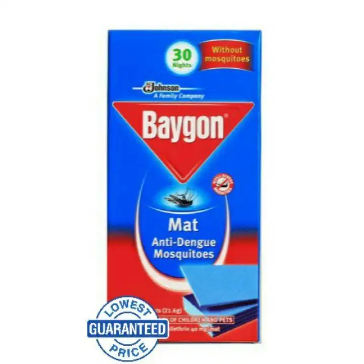 2 Boxes, Baygon Electric Mat Refill (30 pcs mats in each box)