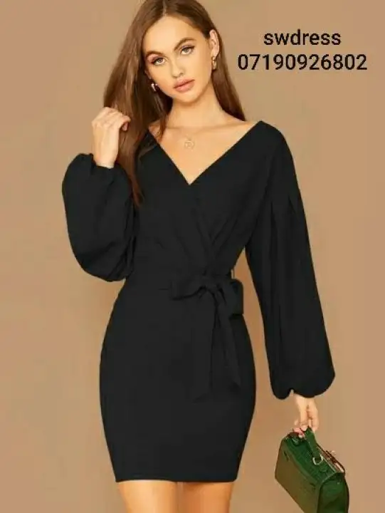 shein black gown