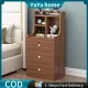 Multifunctional bedside table, large capacity lockable and drawer style bedside table, European modern bedroom bedside table, with three drawers for lockable wooden furniture, with three drawers for lockable 36 * 30 * 80cm. 
