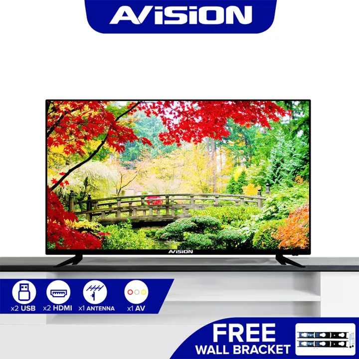 Avision 40 Inch Full Hd Led Tv 40k786 With Wall Bracket Lazada Ph - Sharp 32 Inch Smart Tv Wall Bracket