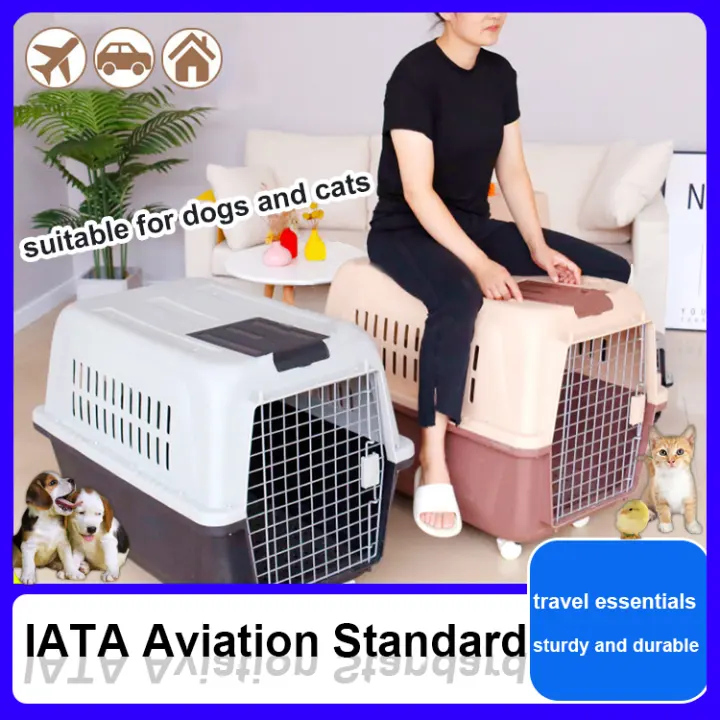 Airline Approved Pet Cage】 pet travel carrier cage dog carrier cage dog