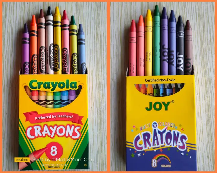Crayons 8s 16s 24s Genuine CRAYOLA  and JOY crayons assorted