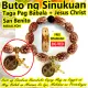 BUTO NG SINUKUAN + SAN BENITO MEDALYON + Jesus Christ Holy Cross + Lava Stone  Pangontra Inggit Pang Laban sa Ingit Palipad Hangin Barang Kulam Masamang Elemento Tagapag Bigay Babala Protection SANGGA BRACELET  FREE 1pc. pocket size Sinukuan PAMPASWERTE. 
