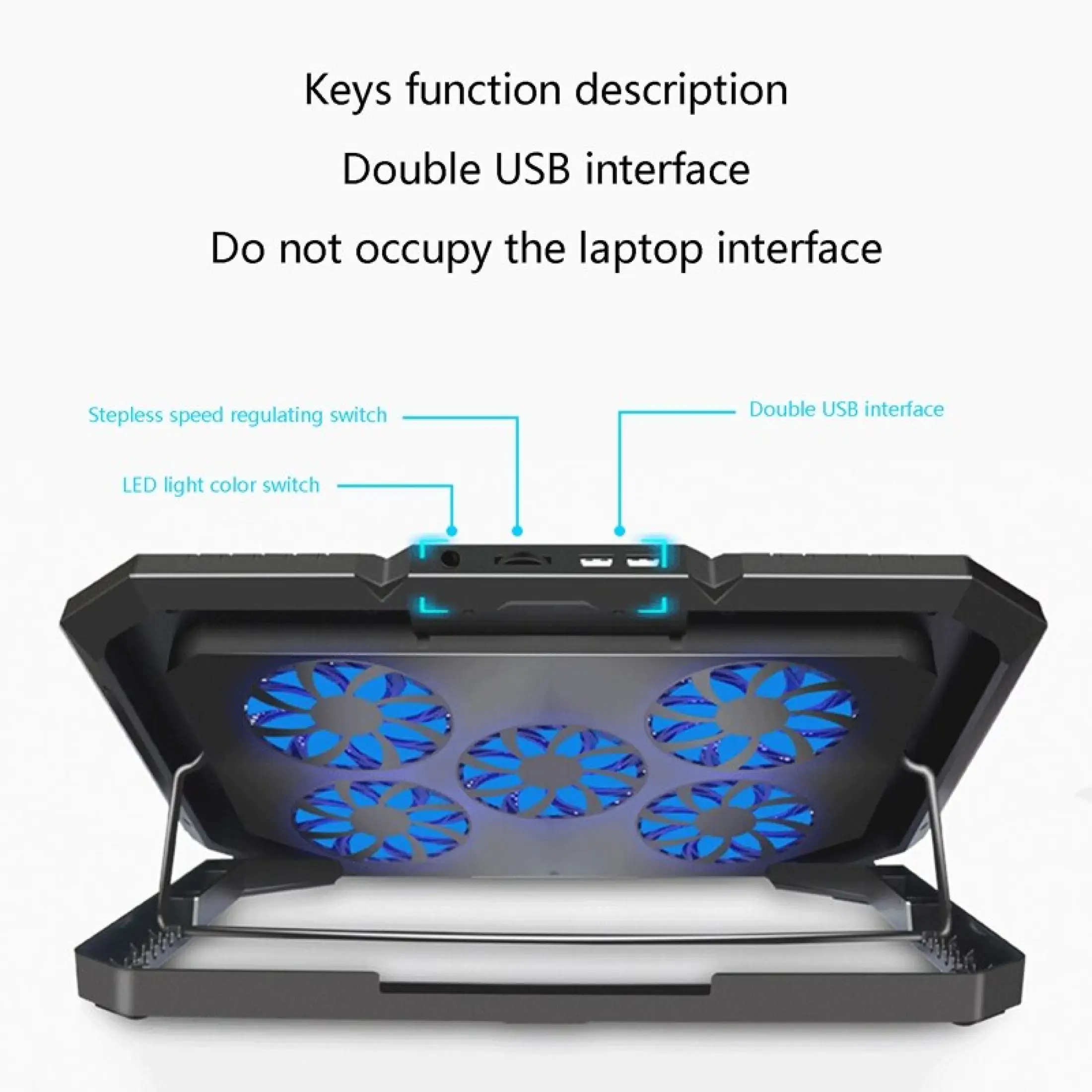 YL-018 Gaming Laptop Cooling Pad Stand