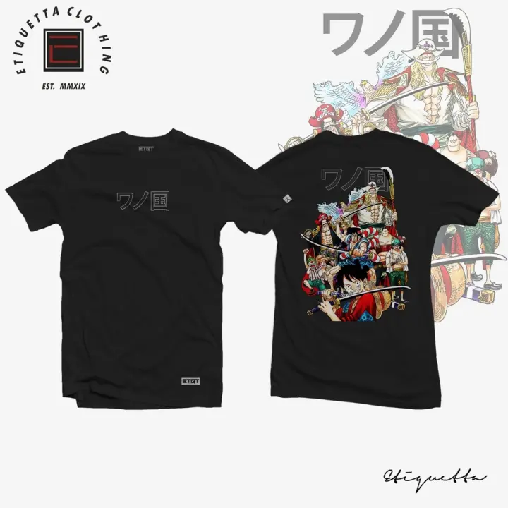 Anime Shirt Etqt One Piece Wano Arc Lazada Ph