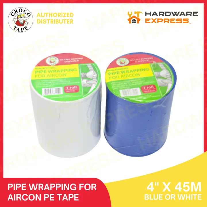 Picus / Croco Non-adhesive Pipe Wrapping for Aircon 4" x 45m Polyethylene Tape PE Tape