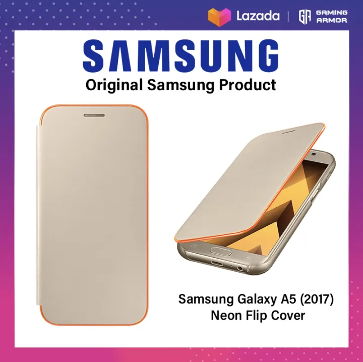 Original Samsung Galaxy A5 2017 Case Neon Flip Cover Lazada Ph