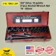 3/4" Drive 12 points 21pcs Socket Wrench Set 19 - 50mm Sks Tools USA. 