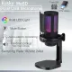 Kusky Me6D RGB USB Mic Condenser Gaming microphone for videoke live streaming vlogging Noise Reduction MuteGain. 