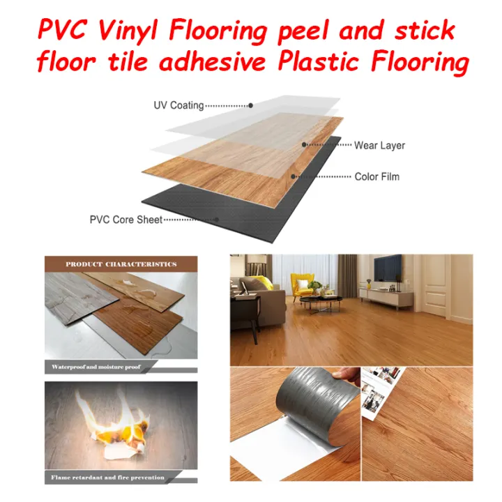 Pvc Vinyl Flooring L And Stick Floor, Is Vinyl Floor Covering Waterproof