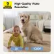 Baseus P1 Lite WIFI IP CCTV Camera Full Set with Remote Monitor 2K HD Smart Indoor Mini Camera with 360 Degree Rotation Night Vision Two-Way Audio Motion Detection for Home Security. 