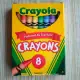 Crayons 8s 16s 24s Genuine CRAYOLA  and JOY crayons assorted. 