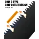 Cut in Rail Cutting Wood Metal Tile Folding Sharp Hand Saw SK5 Steel U-Shaped Turbine Saw tools. 