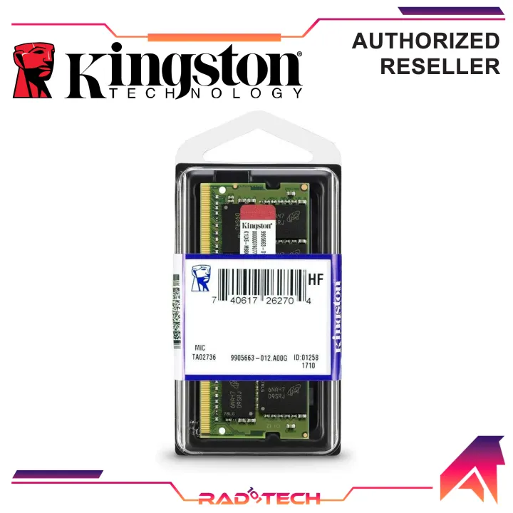 Kingston ValueRAM 16GB 2666Mhz/3200MHz DDR4 Non-ECC CL19 SODIMM Laptop Memory Ram