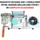 PANG NEGOSYO PACKAGE PURE STAINLESS 3 IN 1 (SINGLE DEEP FRYER, BURGER GRILLER AND STOVE) 12X12 , 12X14 PERFECT PANG BUSINESS WITH COMPLETE ACCESSORIES / READY PANG BUSINESS AT SWAK PANG BUSINESS / CASH ON DELIVERY. 
