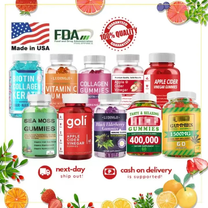 Goli health vitamin C apple cider vinegar collagen gummies 60 count