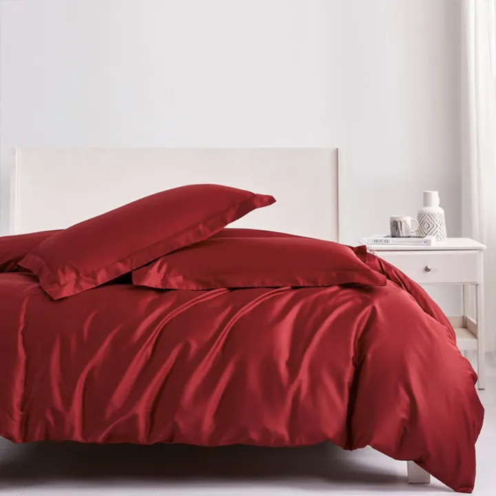 Silk Bedding Set Satin Single Queen, King Size Bed Set Quilt