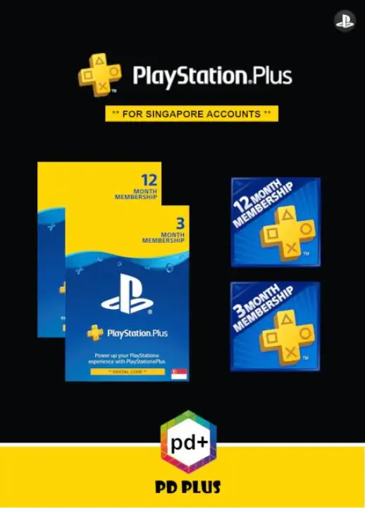 Ps Plus Digital Card 3 Months 12 Months Playstation Network Singapore Sg Lazada Ph