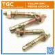 5PCS Wedge Anchor M6 / M8 / M10 / M12 / M16 Galvanized Plated also called Plated Expansion Bolt or Anchor Bolt Sleeve for Concrete TGC. 