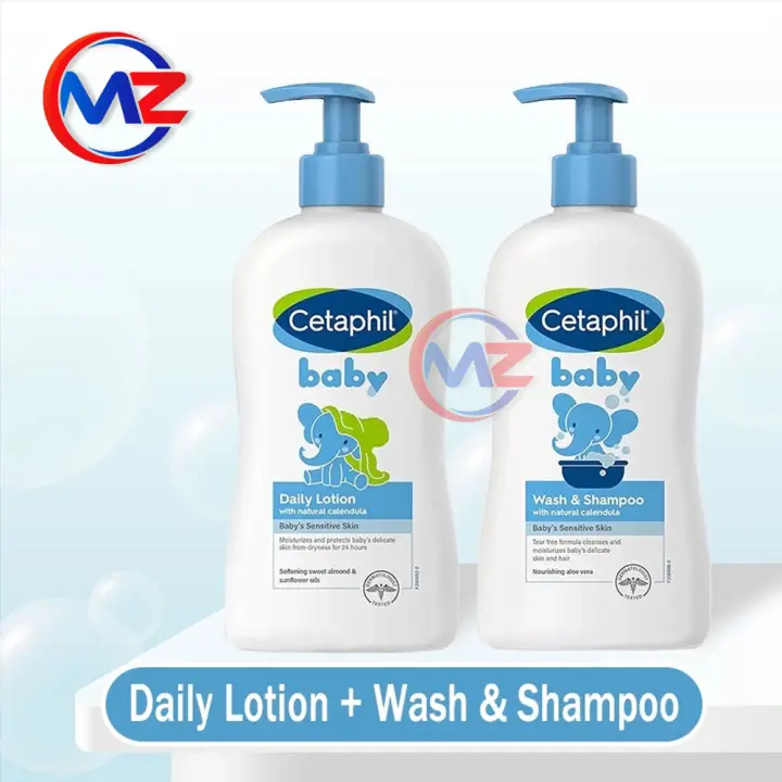 ( SET OF 2 )New Cetaphil Baby Gentle Wash and Shampoo & Lotion 400ML
