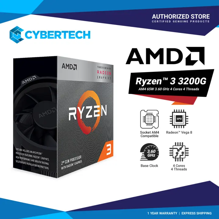 AMD RYZEN 3 3200G BOXED with GPU