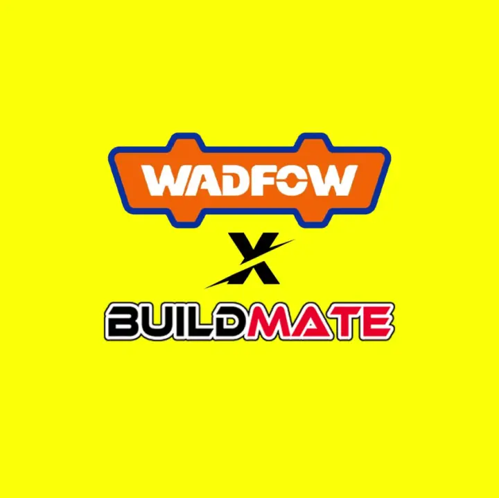 BUILDMATE Wadfow 9"Inch Caulking Gun with Rotary Function Strong / One Push Plate Adhesive Cartridges Caulk Gun - WHT
