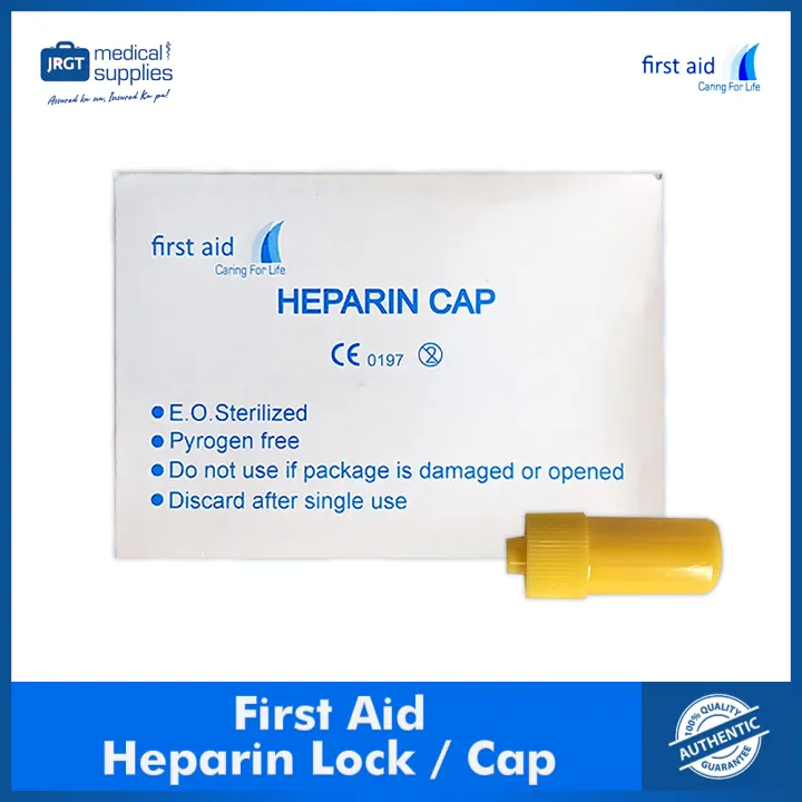 First Aid Heparin Lock/Cap - Hep Lock/Hep Cap (1 PIECE)