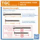 TGC 1PC M20 x 40~200mm HT Hex Bolt / Hexagonal Capscrew High Tensile / Grade 8.8 Machine Bolt Cap Screw NC. 
